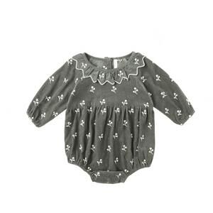 NEW RYLEE + CRU baby's freya romper in blossom
